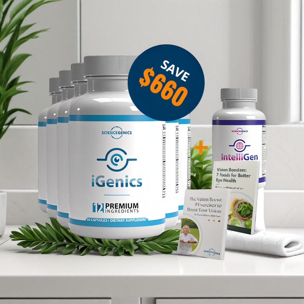 iGenics - 6 Bottles + 2  Ebooks + 1  Intelligen